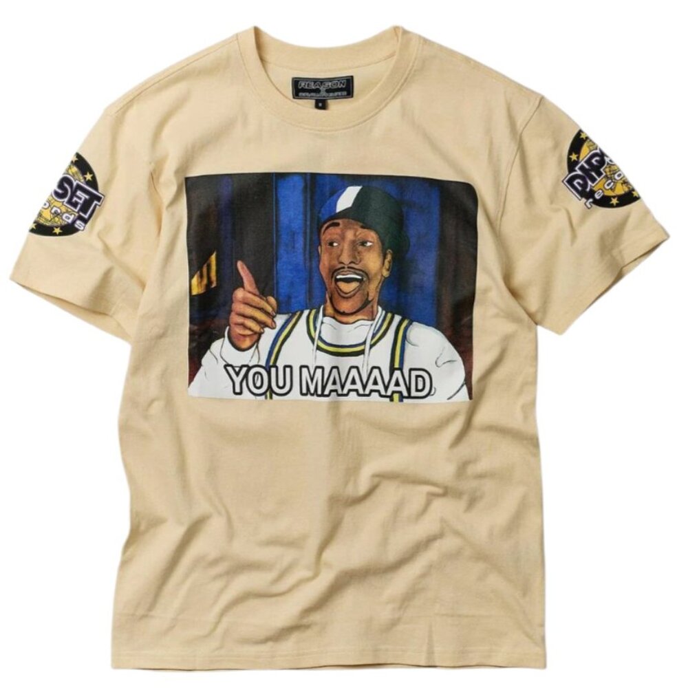 DIPSET You Mad Short Sleeve Tee - Khaki